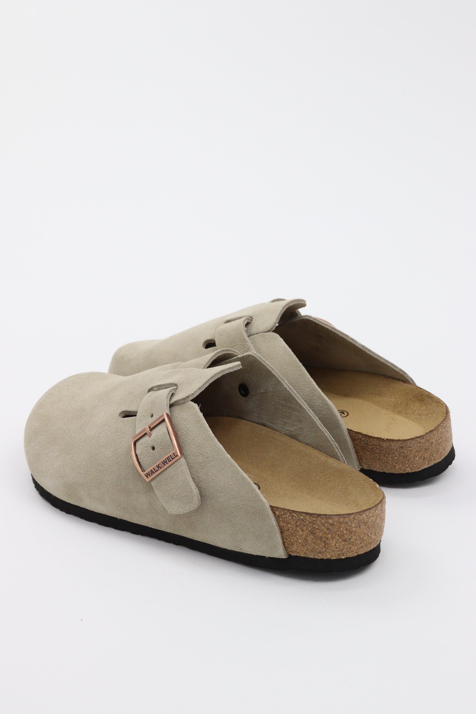 Genuine Suede Clogs By Walk Well