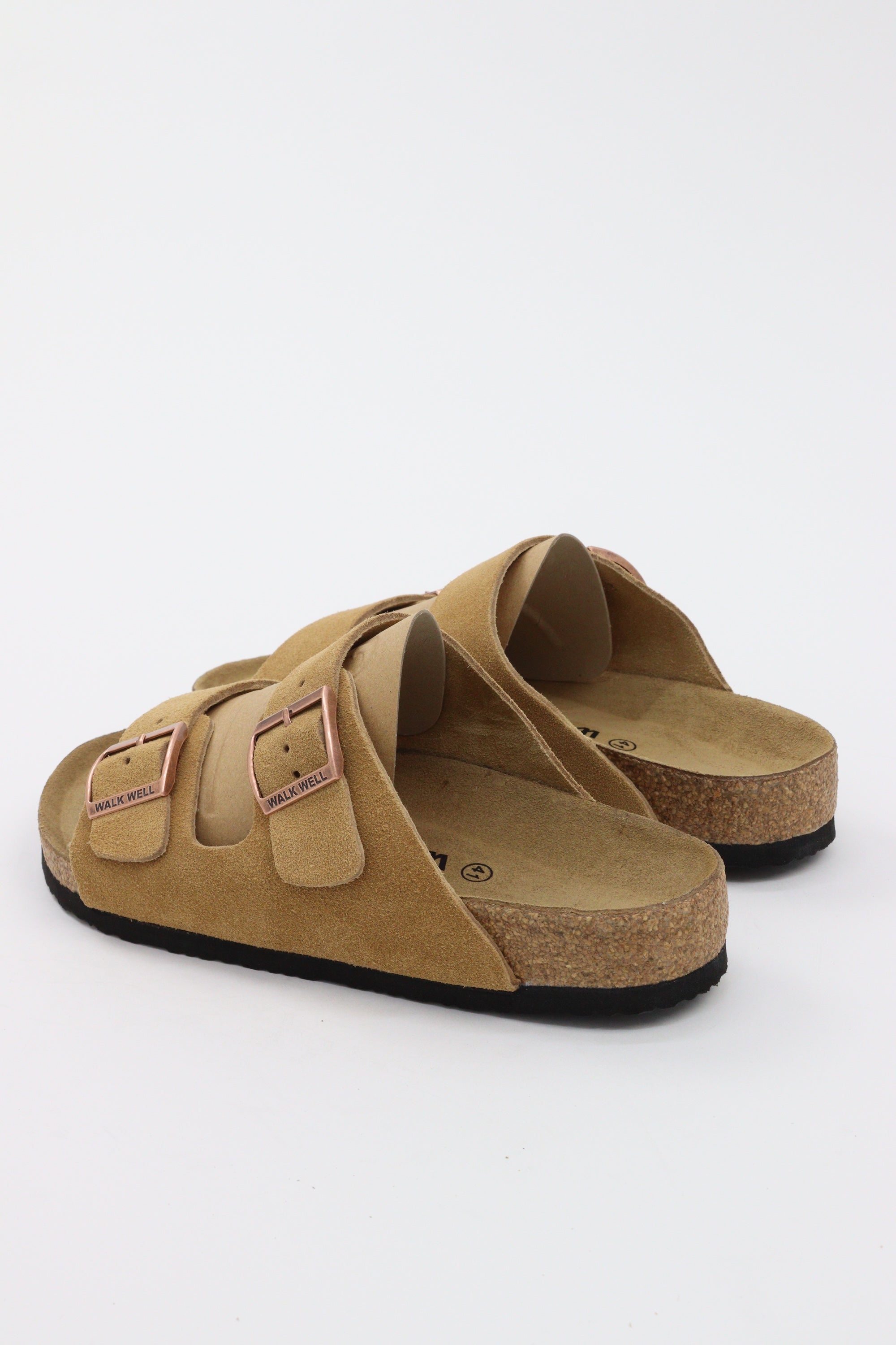 Genuine Suede Slides By Walk Well