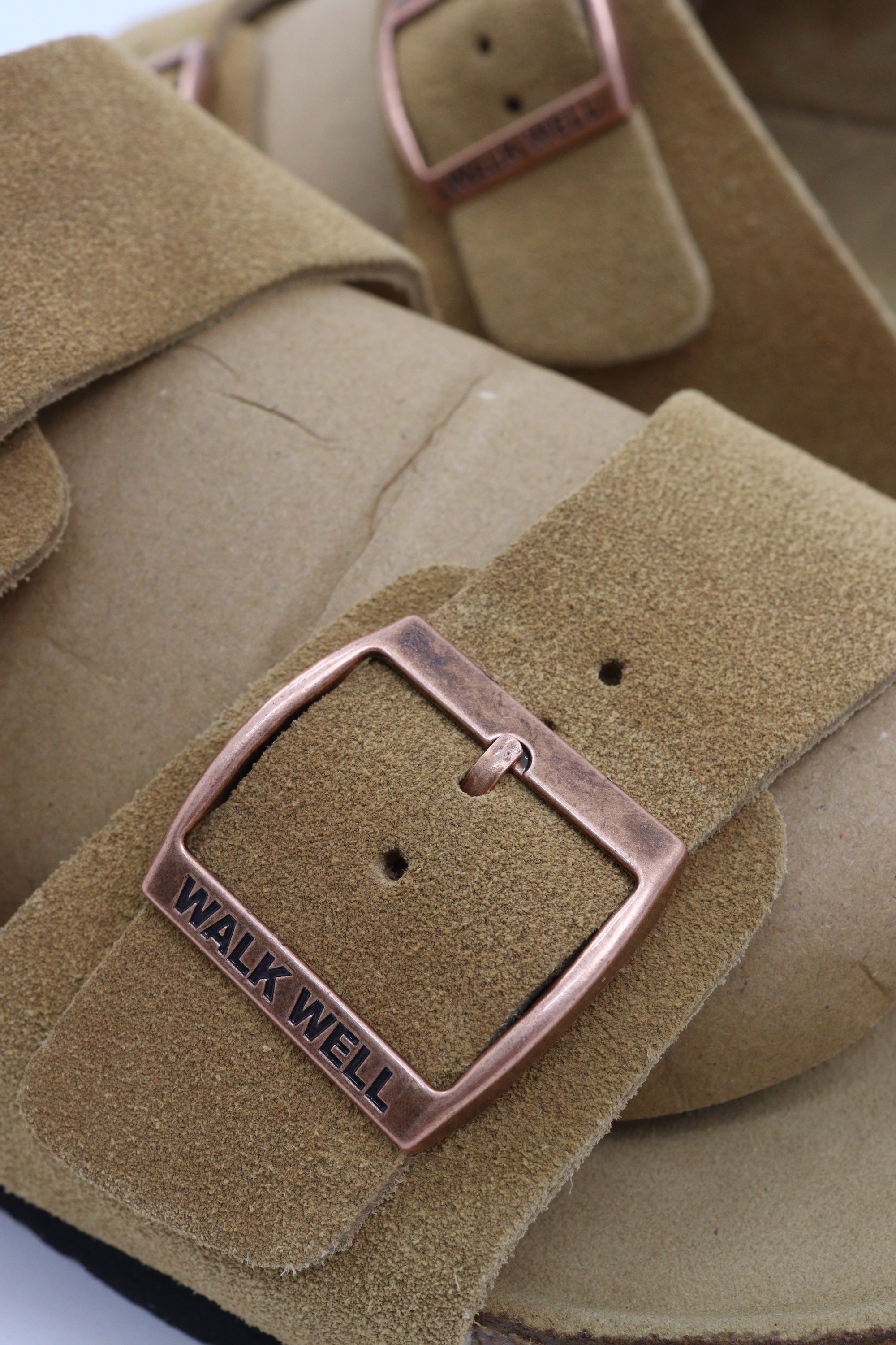 Genuine Suede Slides By Walk Well