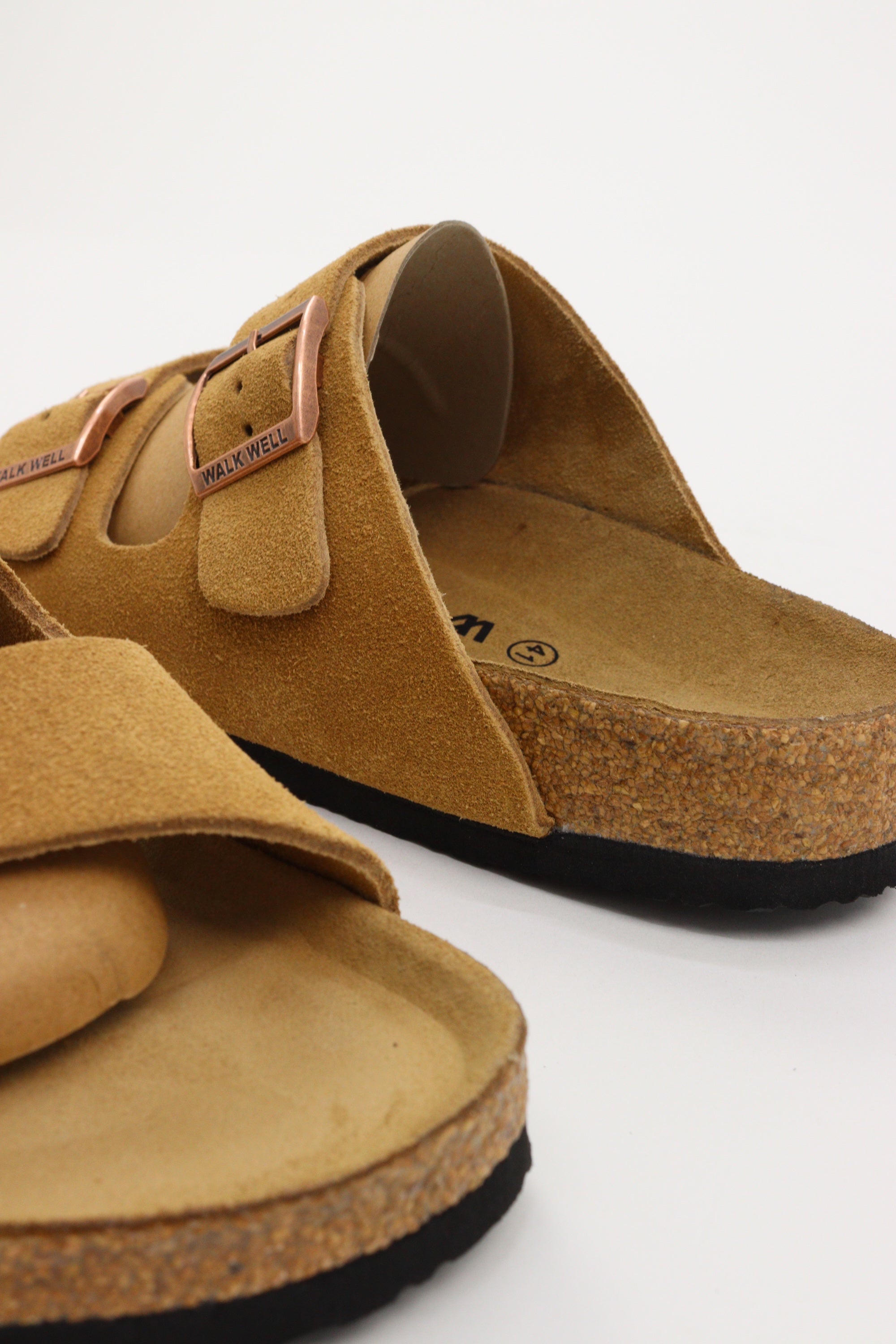 Genuine Suede Slides By Walk Well