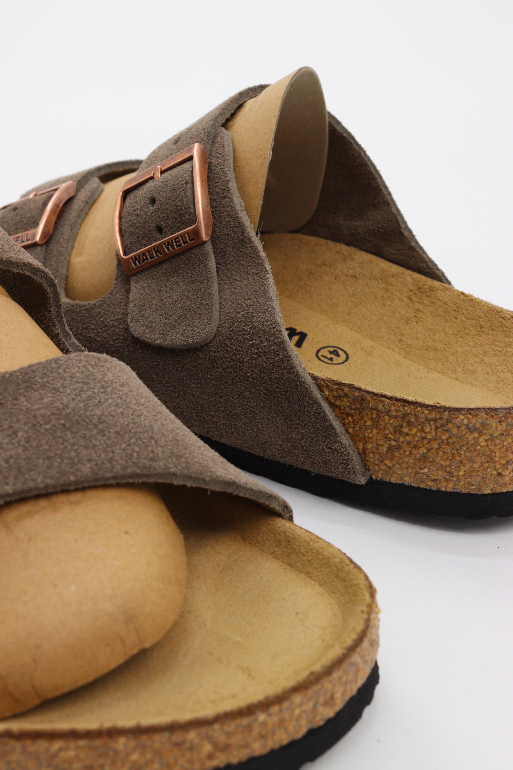 Genuine Suede Slides By Walk Well