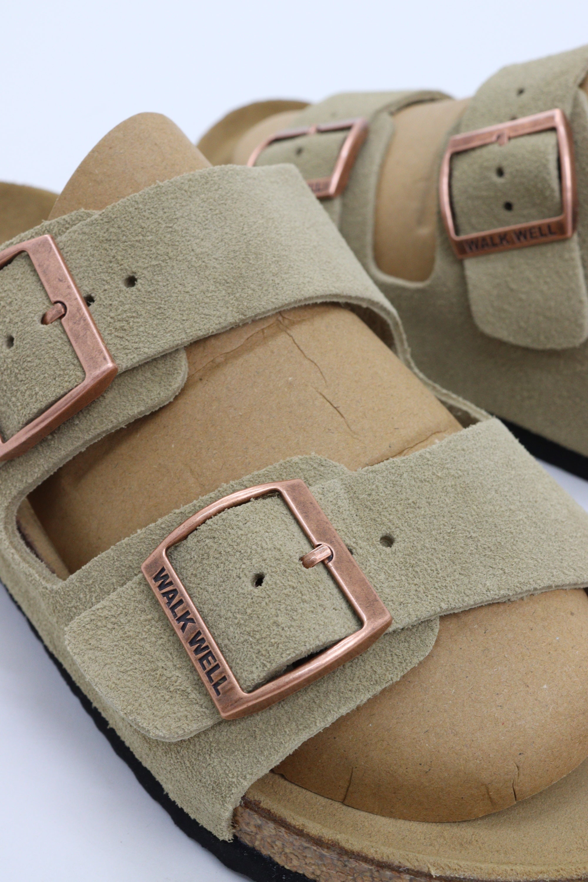 Genuine Suede Slides By Walk Well
