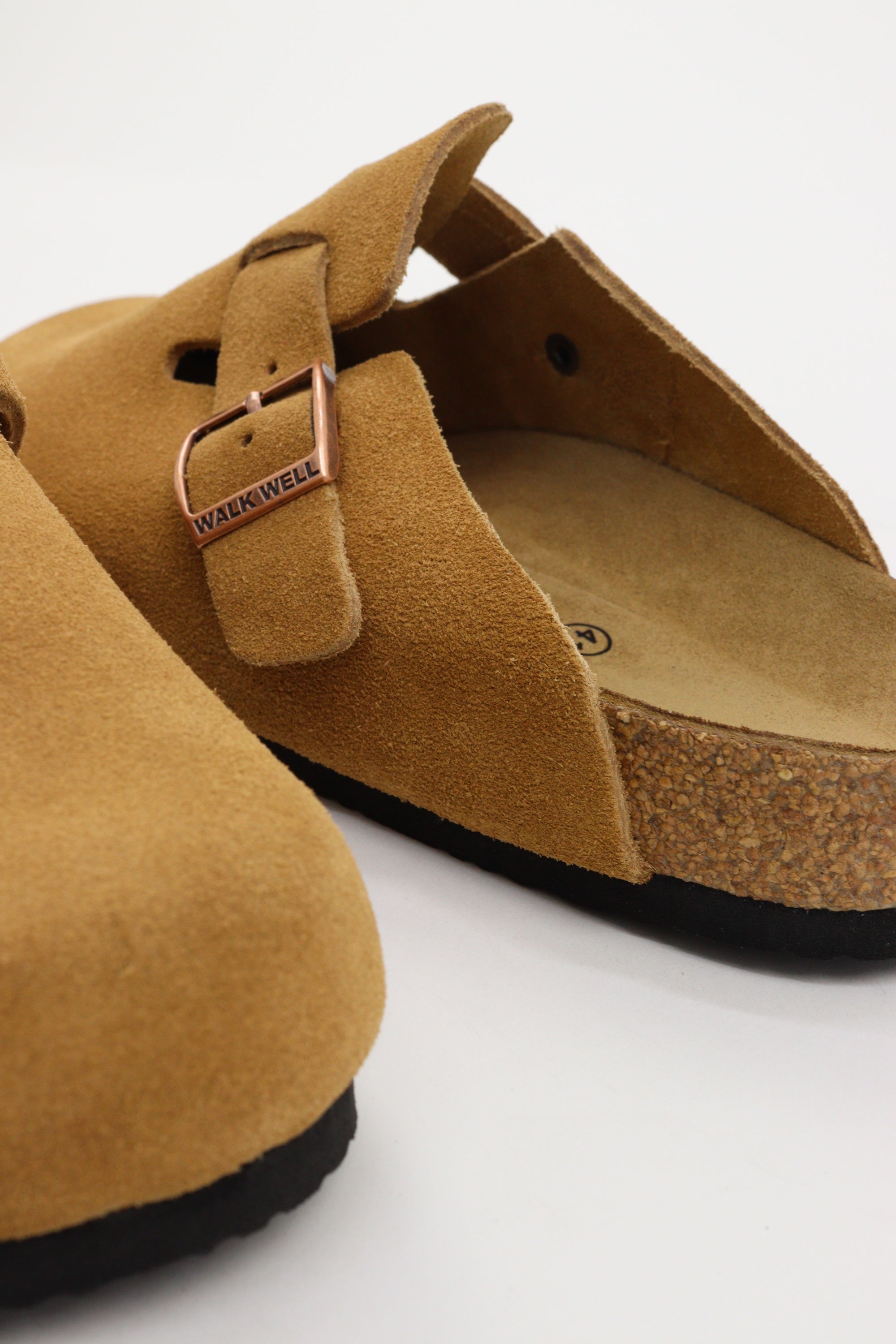 Genuine Suede Clogs By Walk Well