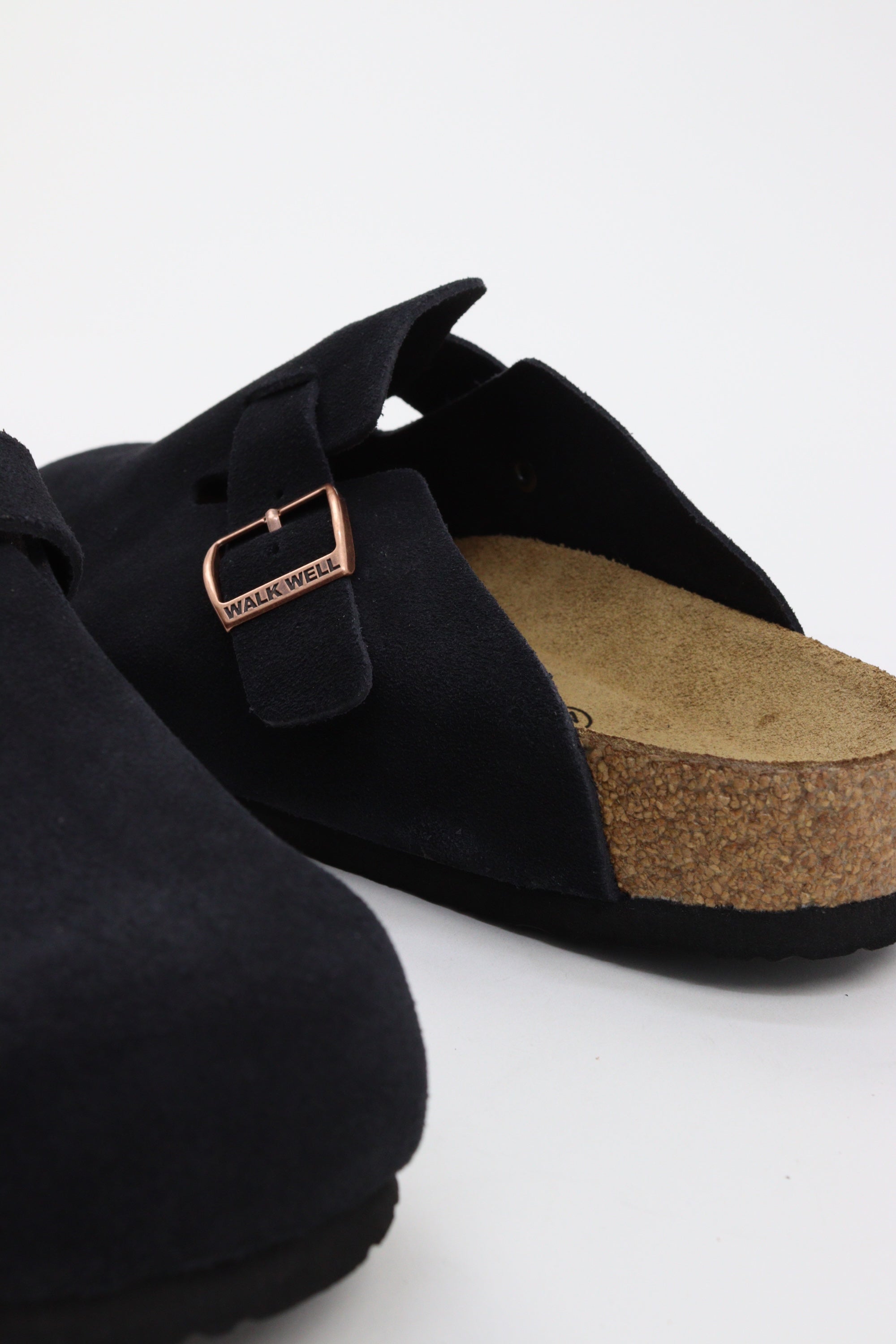 Genuine Suede Clogs By Walk Well