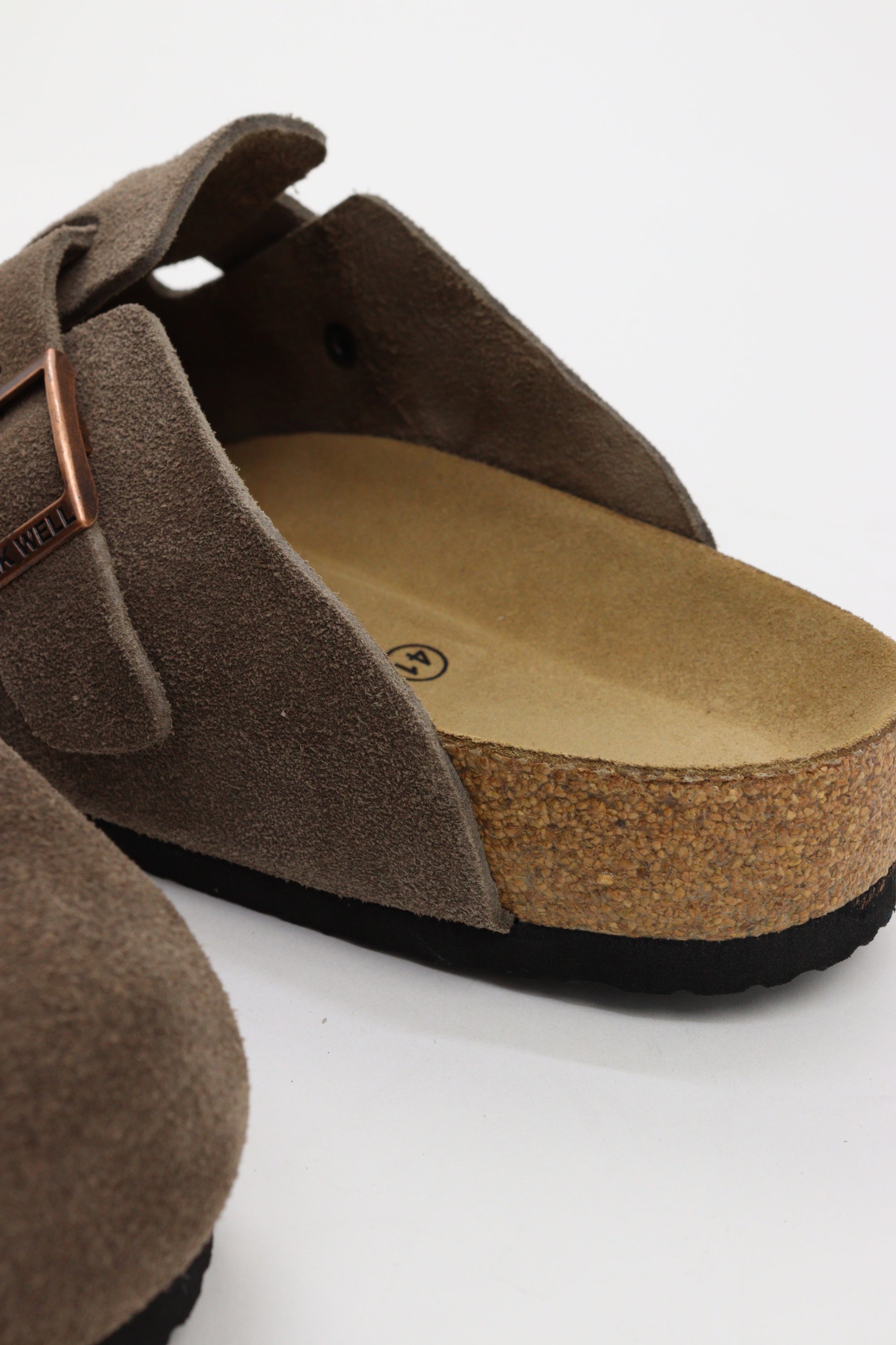 Genuine Suede Clogs By Walk Well