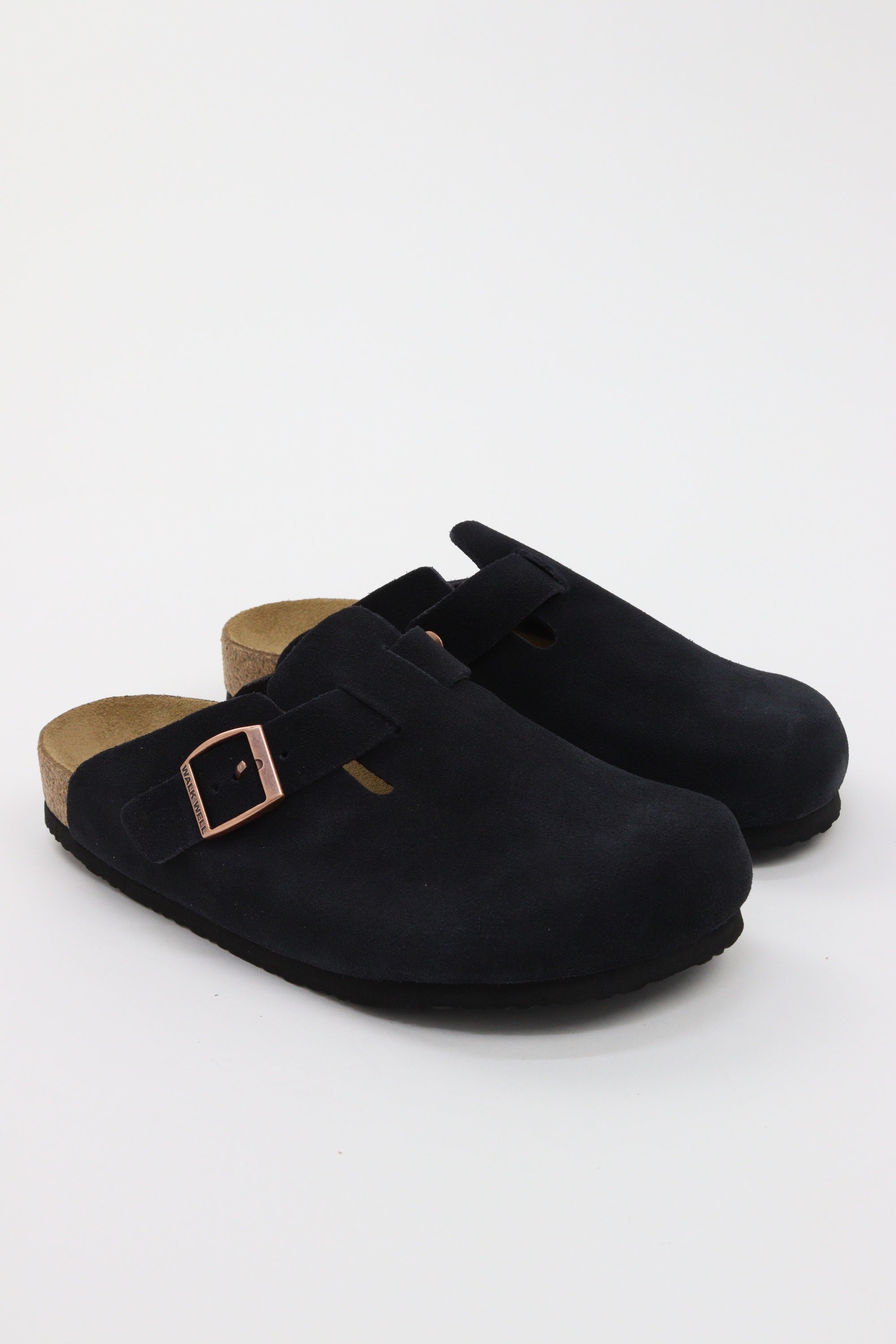Genuine Suede Clogs By Walk Well