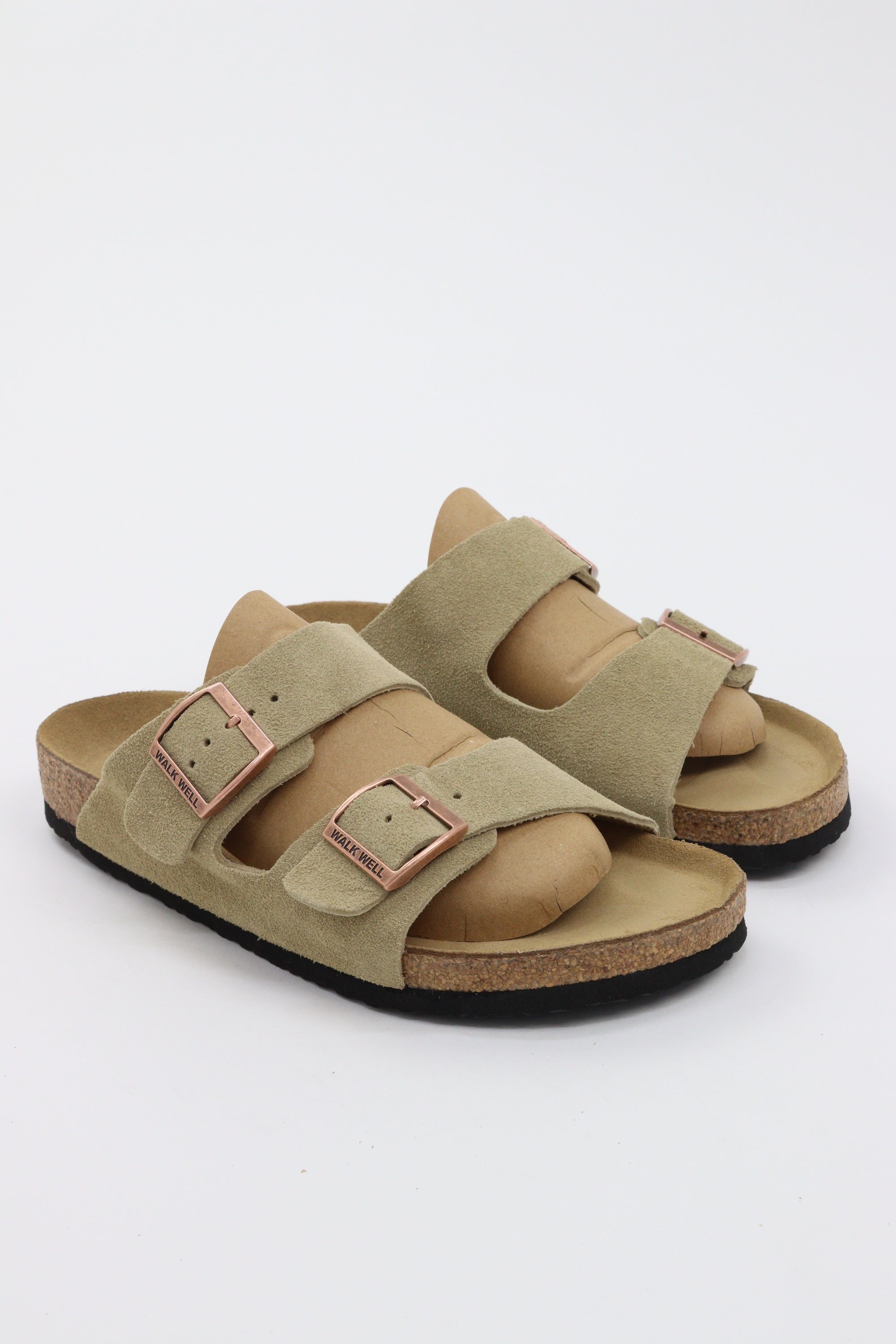 Genuine Suede Slides By Walk Well