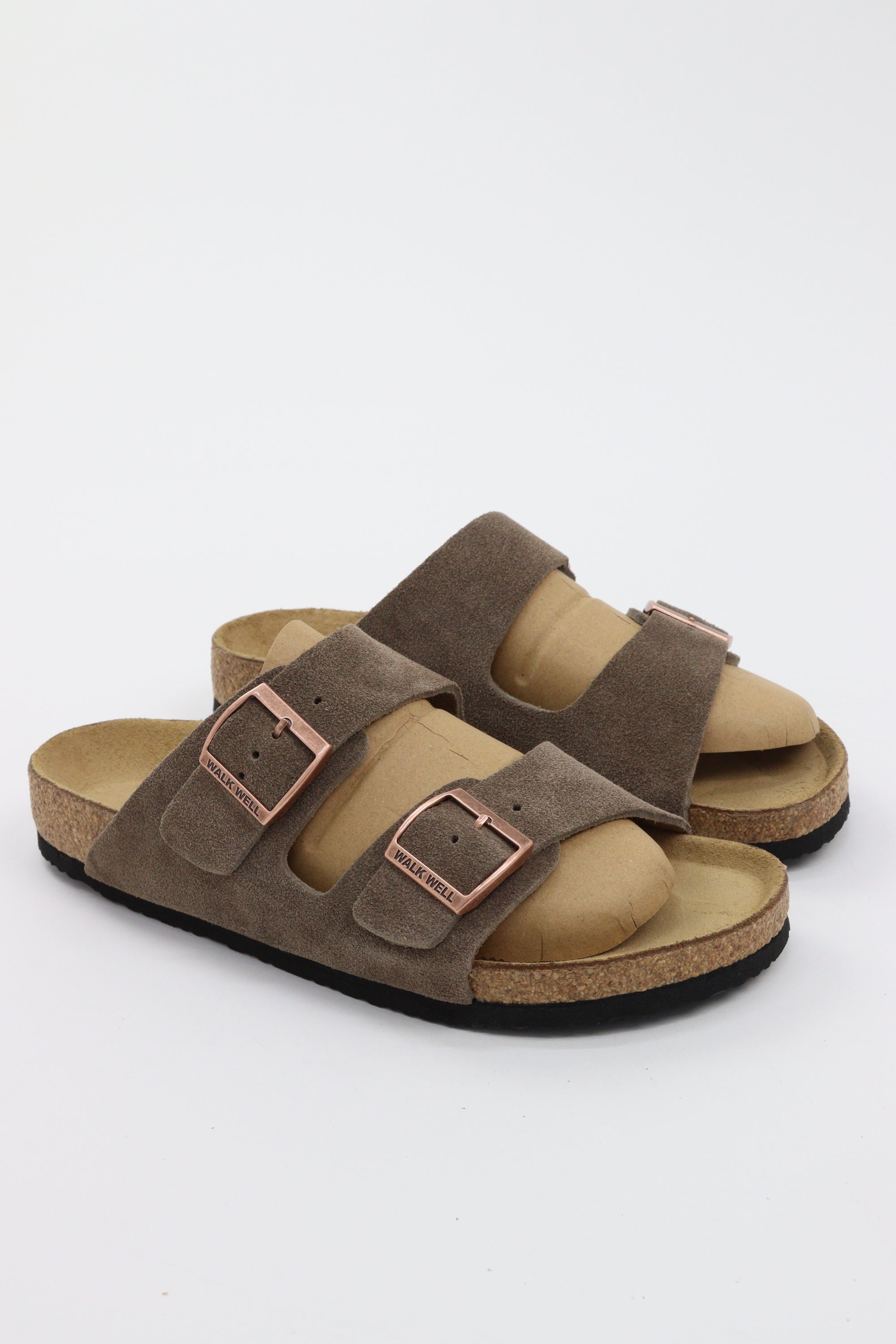 Genuine Suede Slides By Walk Well